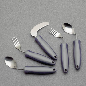 Cuillère coudée droitier Queens Homecraft