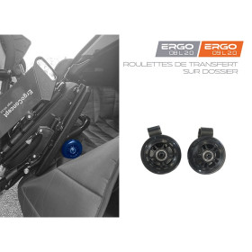 Roulettes de transfert sur dossier