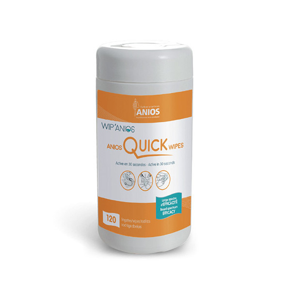 Lingettes désinfectantes Anios Quick Wipes - 120 lingettes