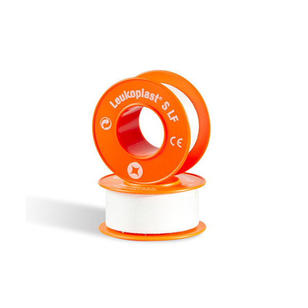 Sparadrap tissé acétate à l’oxyde de zinc Leukoplast S LF 5 m x 2 cm
