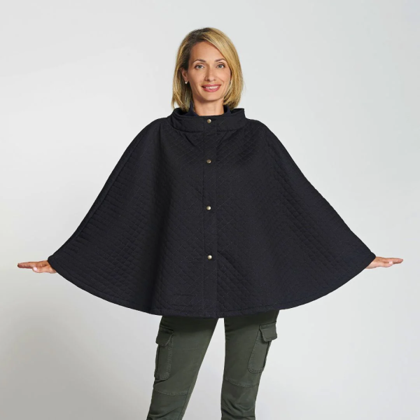 Cape Capucine noire unie