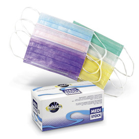 Masques chirurgicaux IIR Bleu 