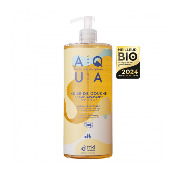 Huile de douche Dermo-Apaisante BIO 1l Aqua
