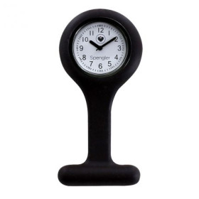 Montre infirmiere silicone carbone