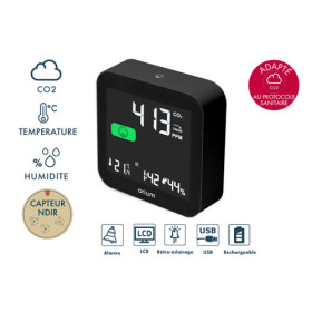 Moniteur de mesure de la qualité de l'air Quaelis 14