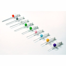 Catheter court à ailette et surflo W 22