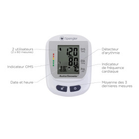 Tensiomètre électronique au bras AutoTensio SPG 440 - Taille M/L