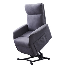 Fauteuil releveur économique Pico Micro - Microfibre - Gris - Livorno