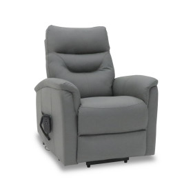 Fauteuil releveur 2 moteurs Basil PU imitation cuir galet