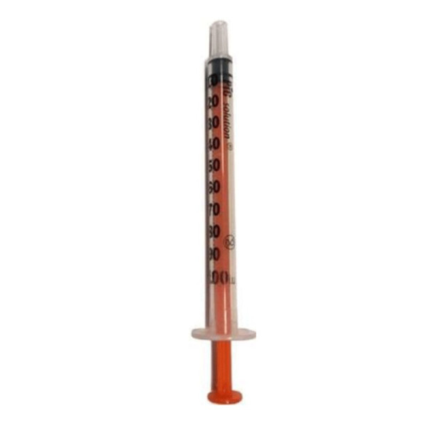Seringue PIC Insuline 1ml - sans aiguille