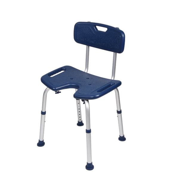 Chaise de douche avec poignée Océane Bleu