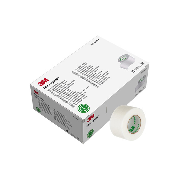 Sparadrap 3M™ Micropore™ sans dévidoir 9,14 m x 2,5 cm