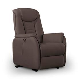 Fauteuil releveur confort Novo Plus - Micro peau Brun Taupé - Livorno