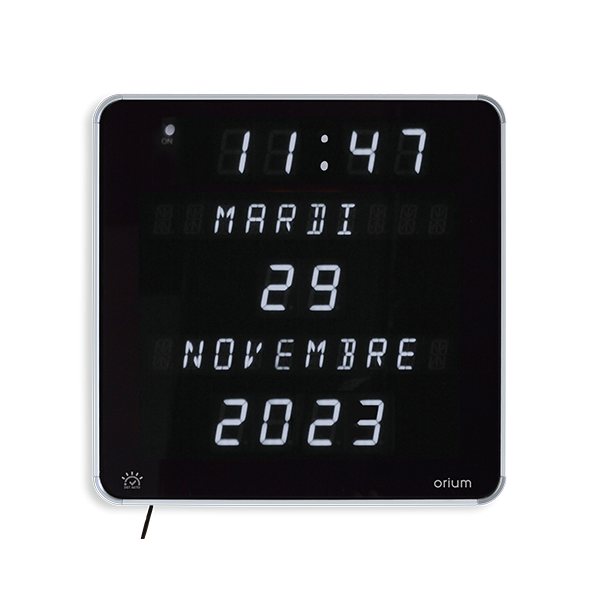 Horloge Ephéméris LED Blanc