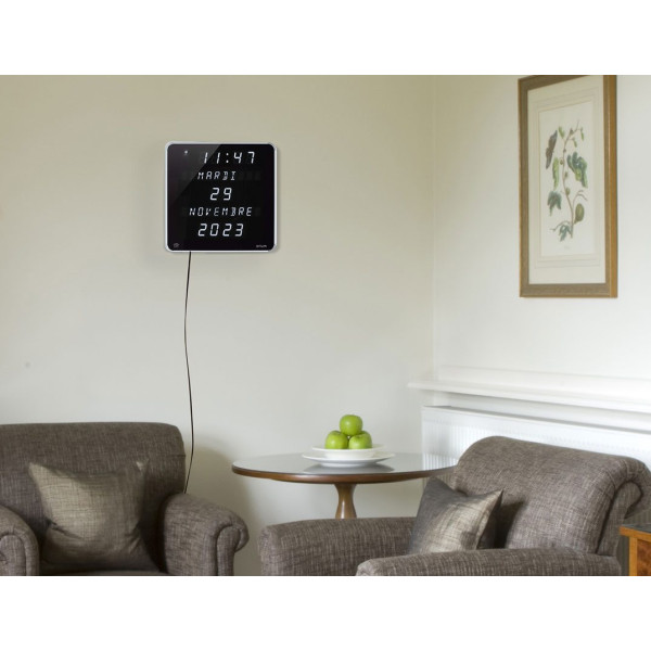 Horloge Ephéméris LED Blanc