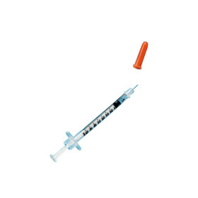 Seringue Insuline Plastipack avec aiguille stérile BD microfine 0,5 ml - 30G