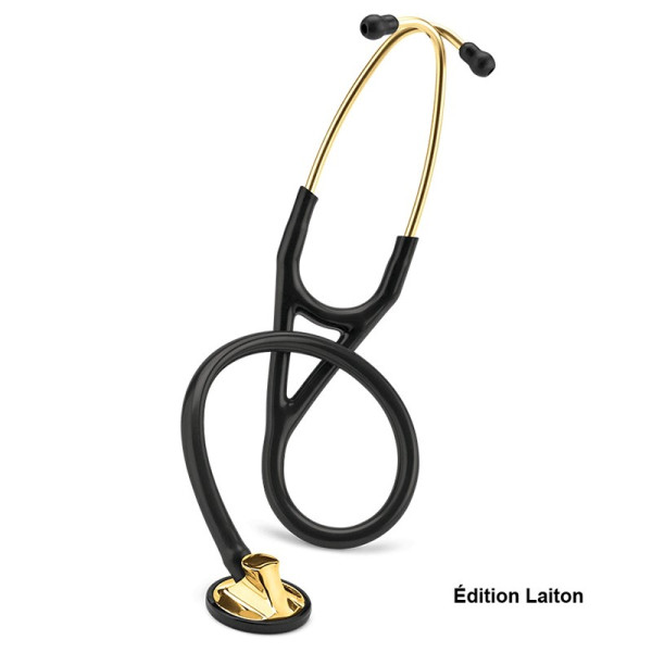 Stéthoscope Master Cardiology - Simple pavillon - Edition Laiton - Noir