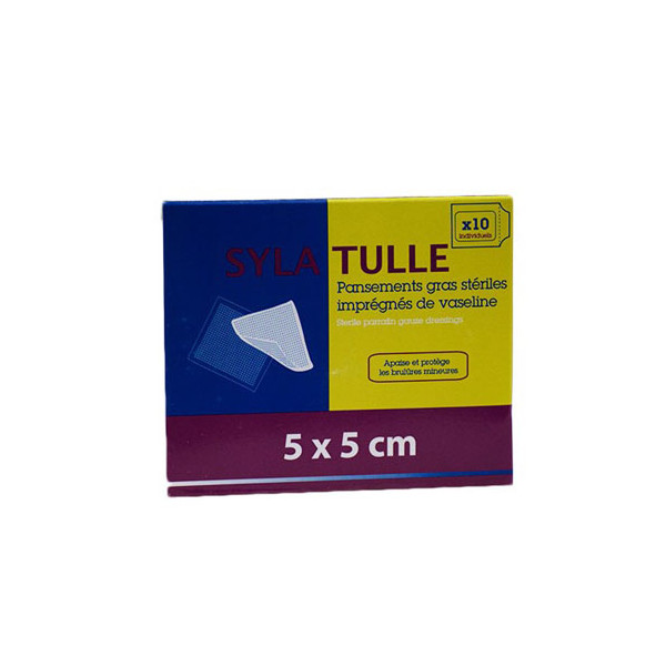 Tulle gras vaseline 5x5cm