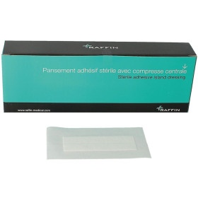 Pansement adhésif avec compresse centrale 10 x 20 cm stérile