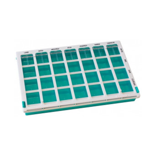 Pilulier hebdomadaire Hebdo à cases fixes