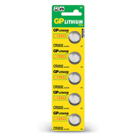 Piles CR2032 - 3V - LITHIUM - Carte de 5