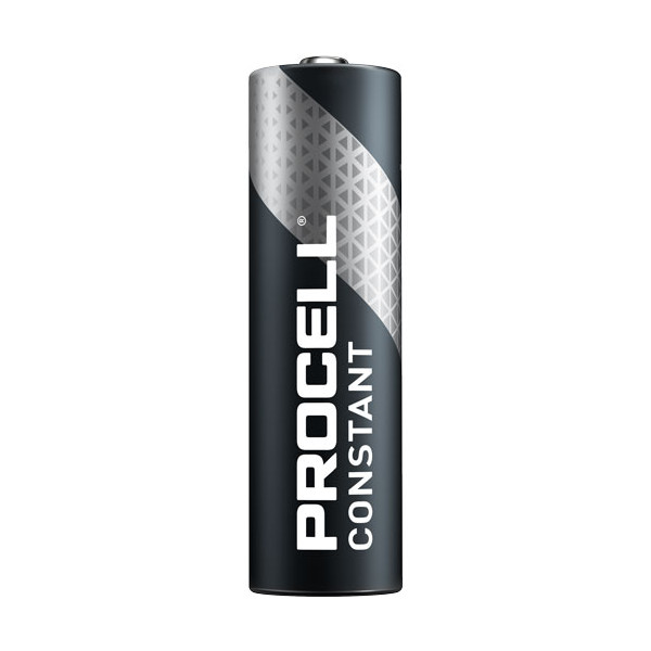 Piles alcalines LR6 AA - 1.5 V Duracell - Procell constant - Boîte 10