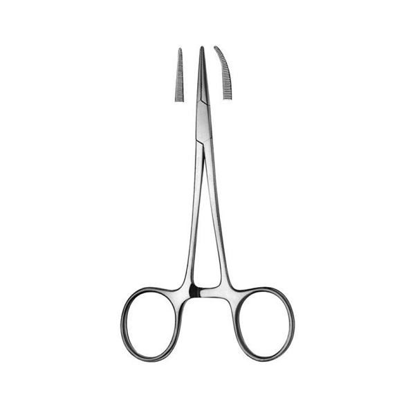 Pince Halstead droite à griffes 13 cm