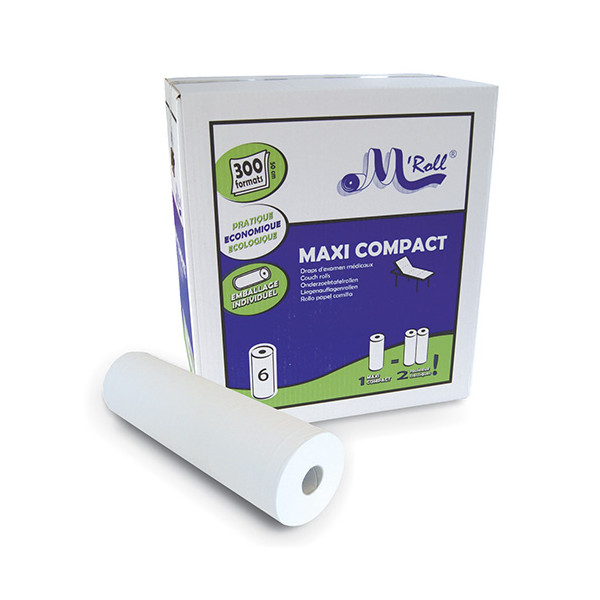 Rouleaux de draps d'examen Maxi Compact - 50 x 35 cm