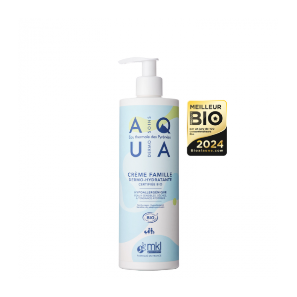 Crème famille Dermo-Hydratante BIO 400ml Aqua