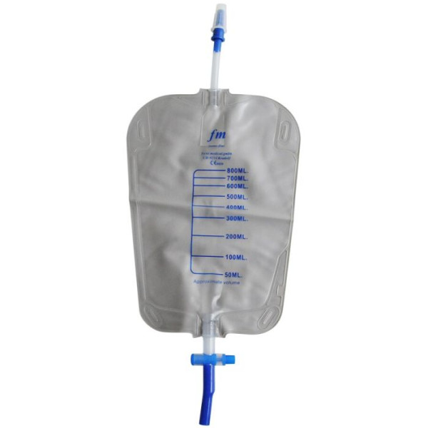 Poche préconnectée Pahsco - Silicone CH 12