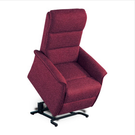 Fauteuil releveur confort Initio - Maille chenille Bordeaux - Livorno