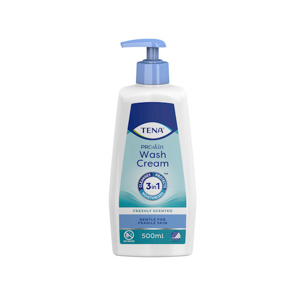 TENA ProSkin Wash Cream / 3-en-1 - Flacon de 500 ml