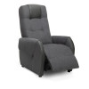 Fauteuil releveur Extra Confort Victor - Tissu/PVC Gris - 1 moteur