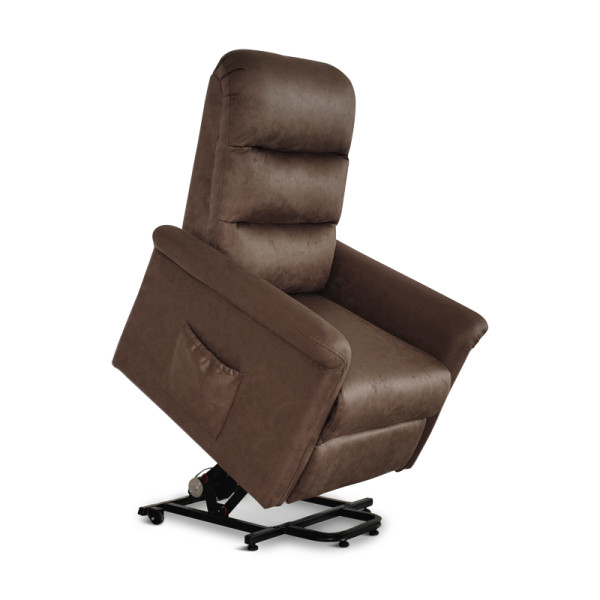 Fauteuil releveur 1 moteur Emile - Chocolat