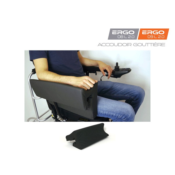 Accoudoir gouttière