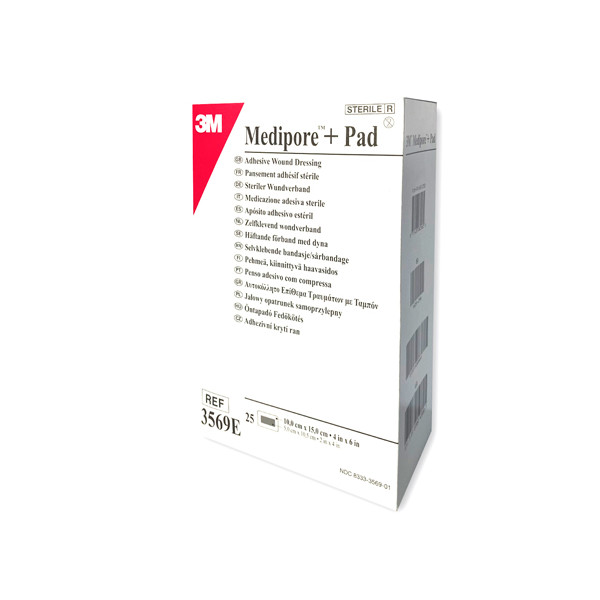 Medipore+Pad stérile avec compresse 10 x 15 cm