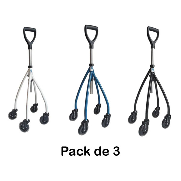 Rollator à une main Wheeleo - Pack de 3