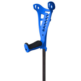 Canne anglaise Access Comfort Bleue