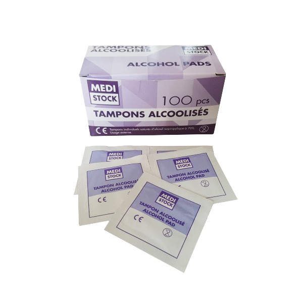 Tampons alcoolisés