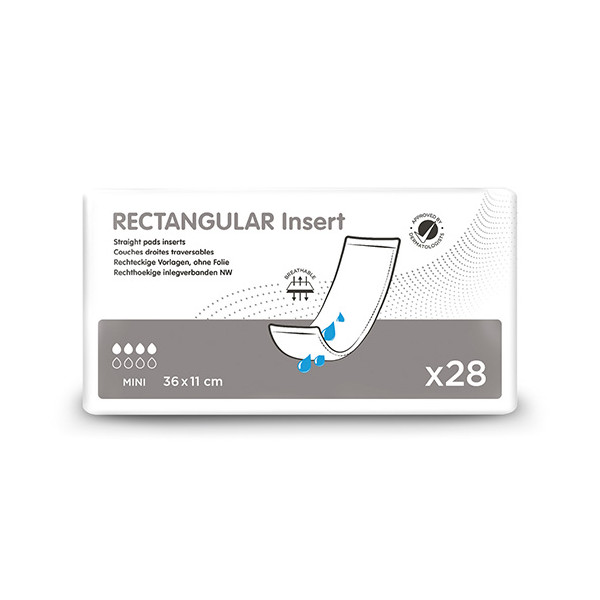 ID Rectangular Insert Traversable Mini - Couches droites traversables