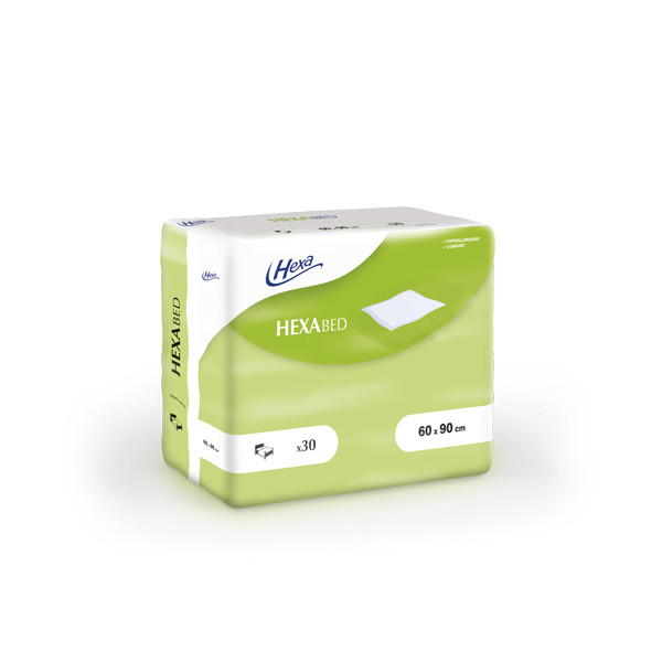 Alèses à usage unique HEXAbed 60 x 90 cm 