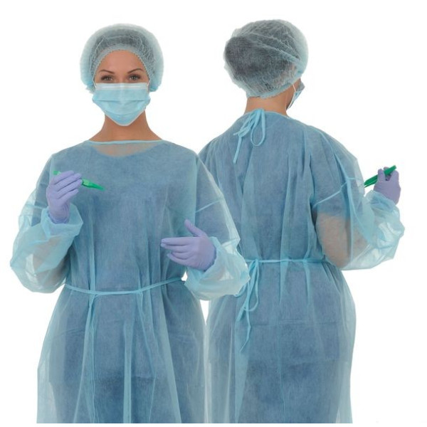 Blouse d'isolation non tissé bleu