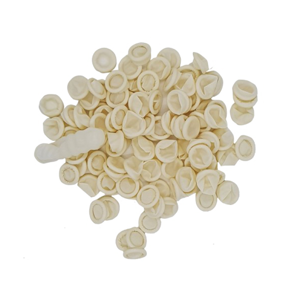 Doigtier roulé sans poudre Latex - S