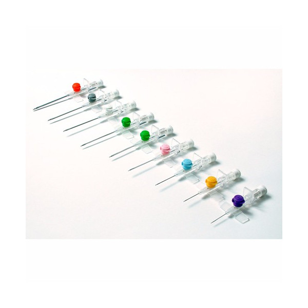 Catheter court à ailette et surflo W 22