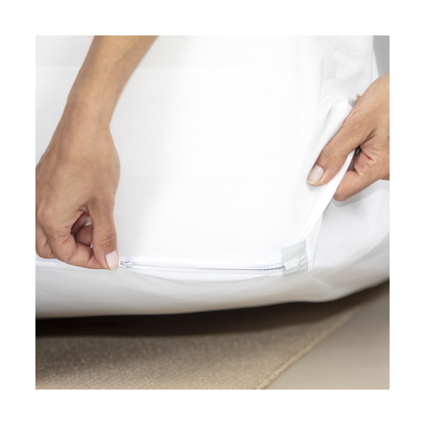 Housse intégrale 90X200X20 Blanc