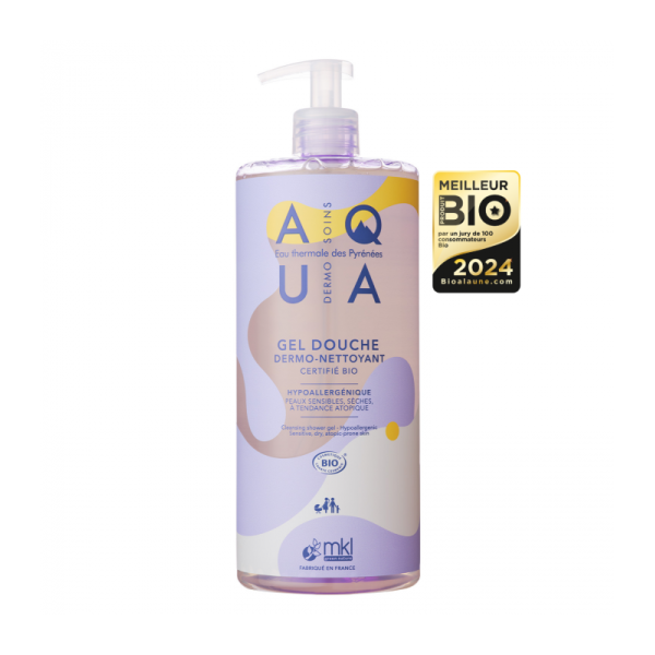 Gel douche Dermo-Nettoyant BIO 1L Aqua