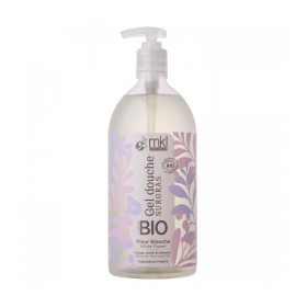 Gel douche Surgras Bio 1L au fleur blanche