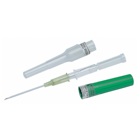 Catheter court droit Surflo 18 G - vert