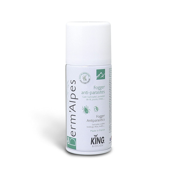 Fogger antiparasite (sarcopte gale, punaises lit) - King - 150 ml