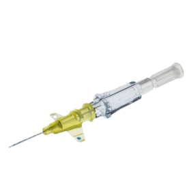 Catheter sécurisé BD INSYTE 0.7 x 19 mm Jaune Autoguard Ailette